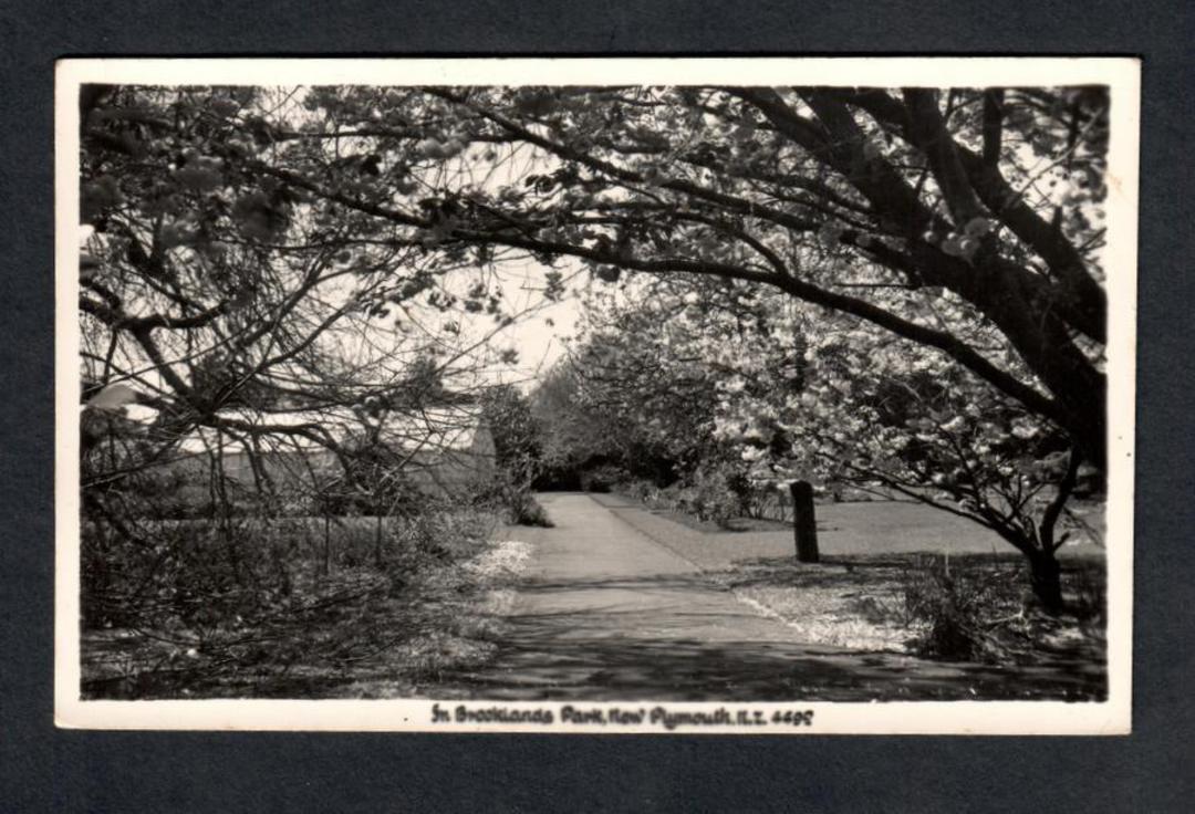 Real Photograph by A B Hurst & Son of Brooklands Park New Plymouth. - 47065 - Postcard image 0