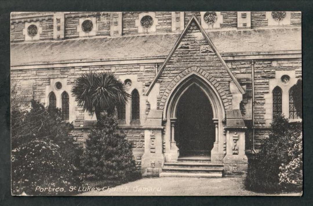 Postcard of Portico St Lukes Church Oamaru. - 49520 - Postcard image 0