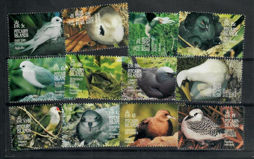 PITCAIRN ISLANDS 1995 Definitives Birds. Set of 12. - 21728 - UHM image 0