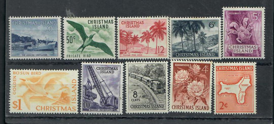 CHRISTMAS ISLAND 1963 Definitives. Set of 10. - 20638 - Mint image 0