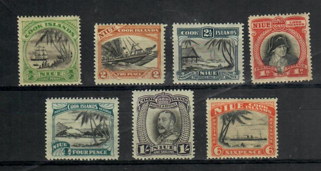 NIUE 1932 Definitives. Set of.7. Watermark NZ Single. - 21795 - LHM image 0