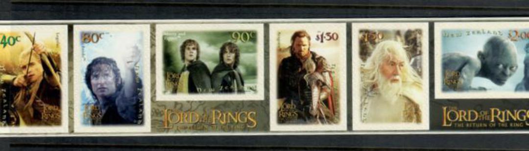 NEW ZEALAND 2003 Lord of the Rings. The Return of the King. Self Adhesive Booklet Pane. - 52552 - UHM image 0