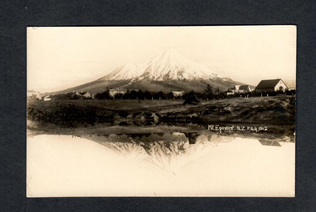 Real Photograph by Radcliffe of Mt Egmont. - 47061 - Postcard image 0