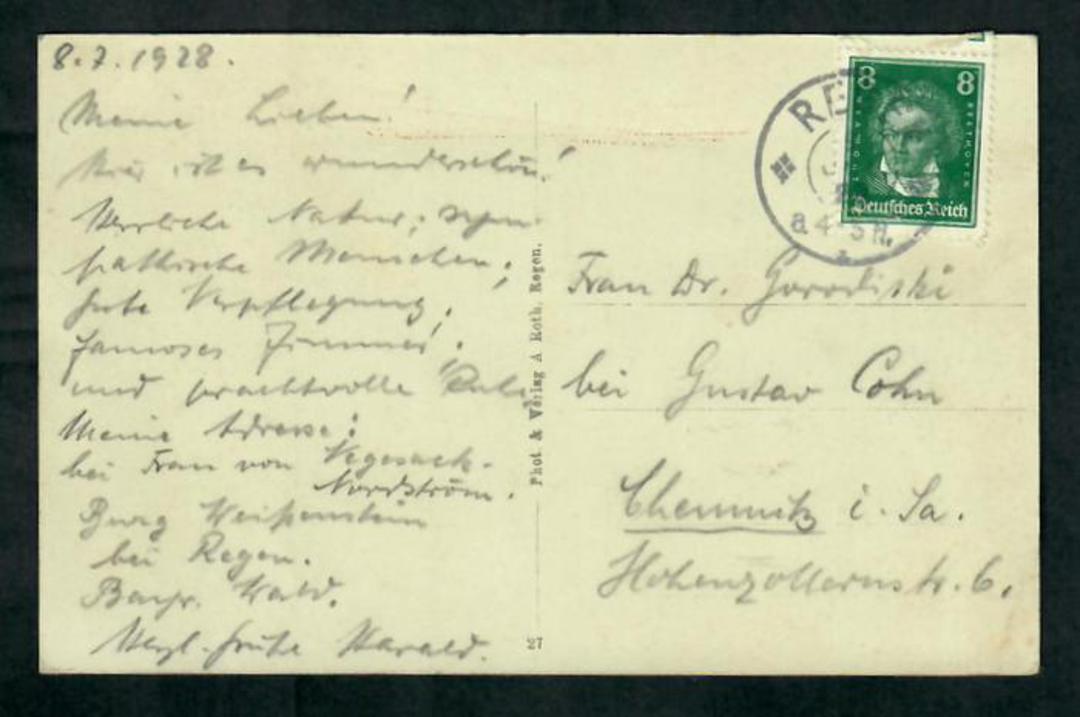GERMANY 1928 Postcard. - 31334 - PostalHist image 0