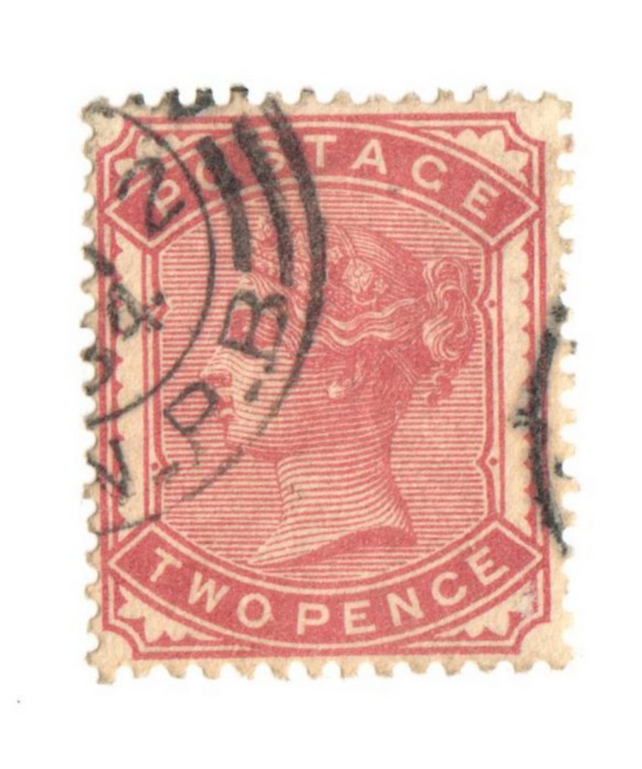 GREAT BRITAIN 1880 2d Deep Rose. Superb copy. Good perfs. Well centred slightly west. - 70311 - VFU image 0