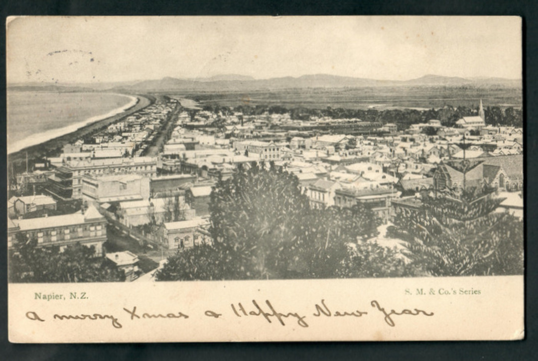 Early Undivided Postcard of Napier. - 47945 - Postcard image 0