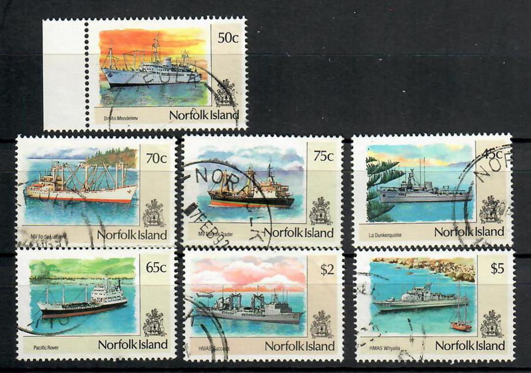 NORFOLK ISLAND 1990 Definitives Ships. Set of 12. - 21788 - FU image 0