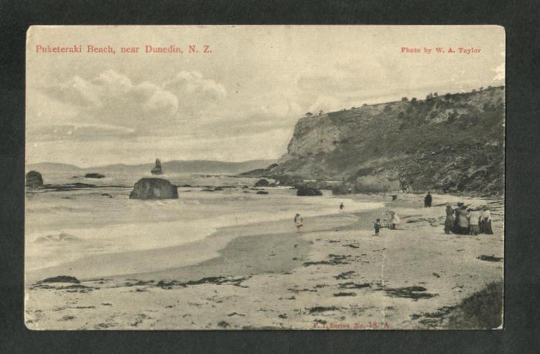Postcard of Puketeraki Beach near Dunedin. - 49190 - Postcard image 0