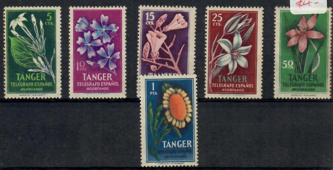 TANGIER Telegraph stamps. Set of 6. - 23351 - Mint image 0
