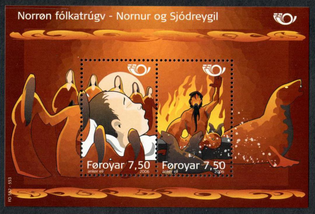 FAROE ISLANDS 2006 Nordic Mythology. Miniature sheet. - 50755 - UHM image 0