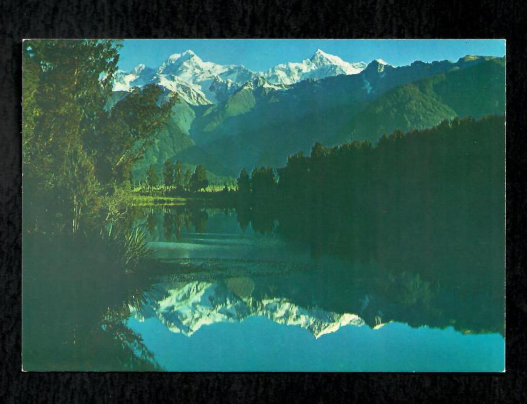 Modern Coloured Postcard by Gladys Goodall of Lake Matheson. - 444597 - Postcard image 0