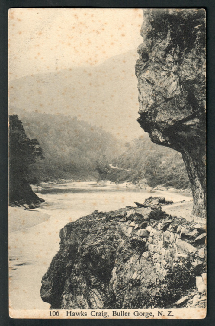 Postcard Hawks Craig Buller Gorge. - 48753 - Postcard image 0