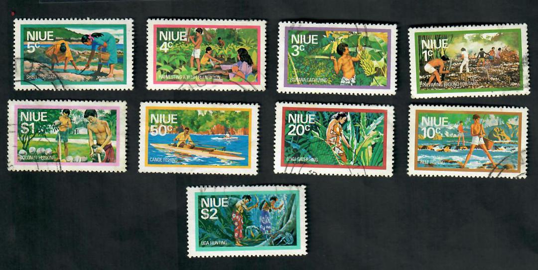NIUE 1976 Definitives. Set of 10. - 21741 - FU image 0