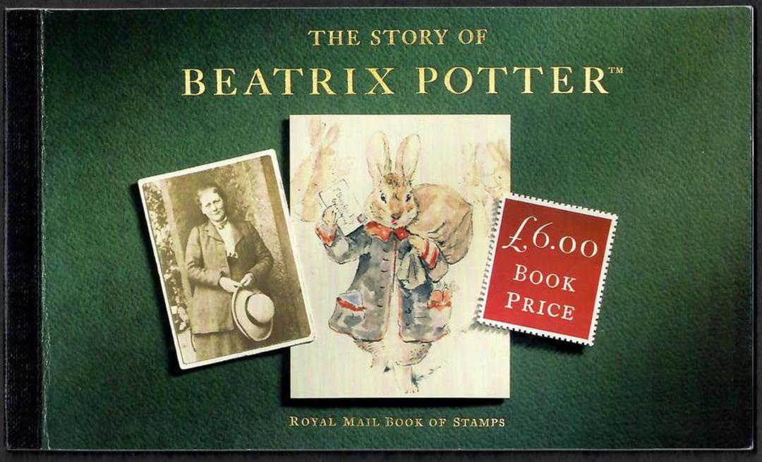 GREAT BRITAIN 1993 Beatrix Potter Booklet with various Regional and other Machins Face £ 6.00. - 23224 - Booklet image 0
