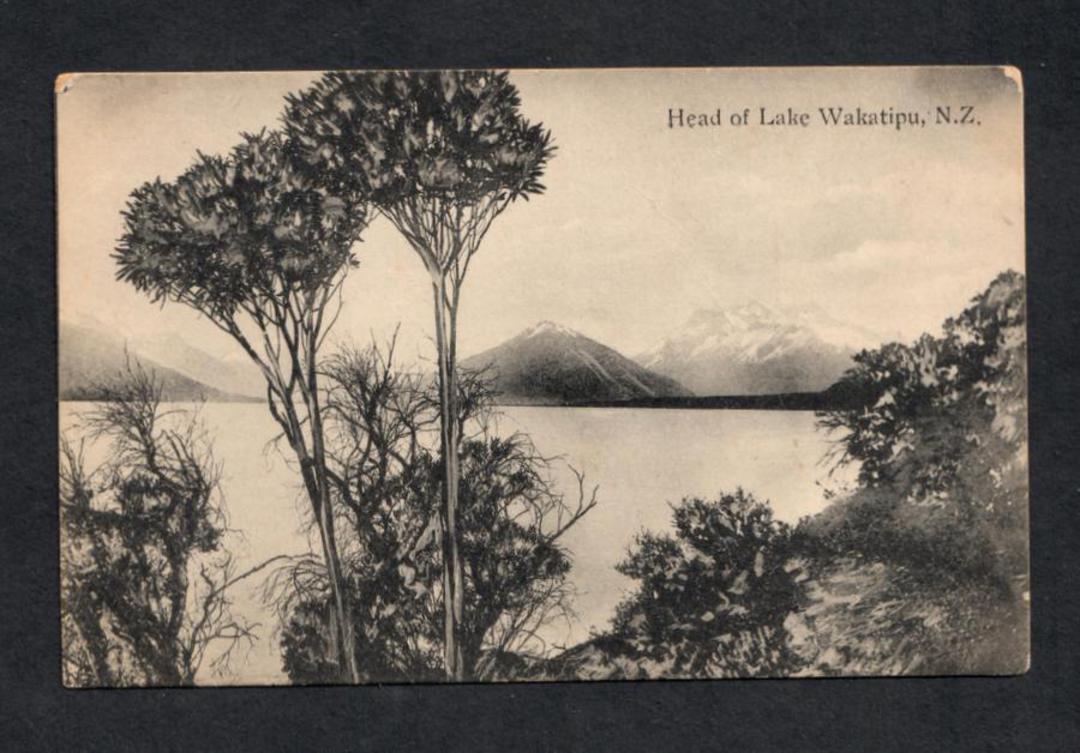 Postcard of the Head of Lake Wakatipu. - 49433 - Postcard image 0