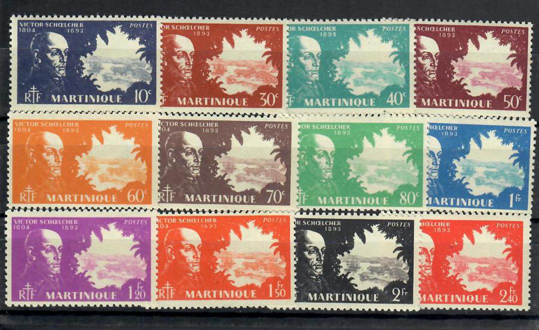 MARTINIQUE 1945 Definitives. Set of 19. - 24504 - Mint image 0