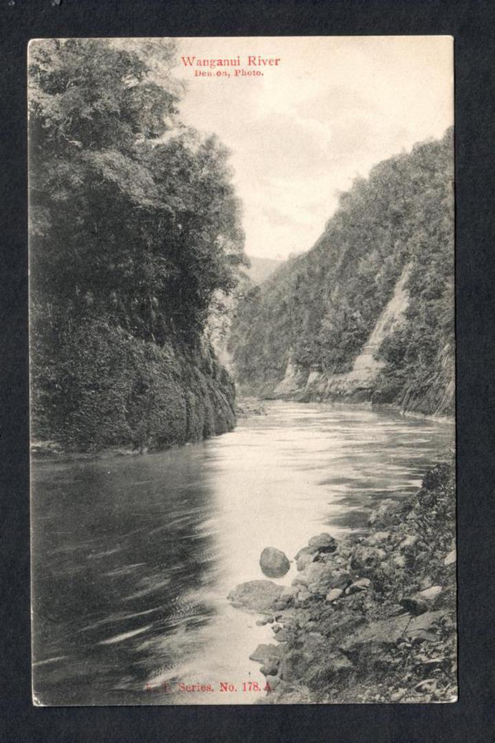 Postcard by Denton of Wanganui River. - 47149 - Postcard image 0