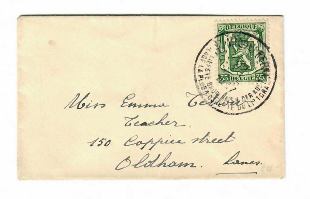 BELGIUM 1937 Cover to Great Britain with Special Postmark. Beautiful item. - 30414 - PostalHist image 0