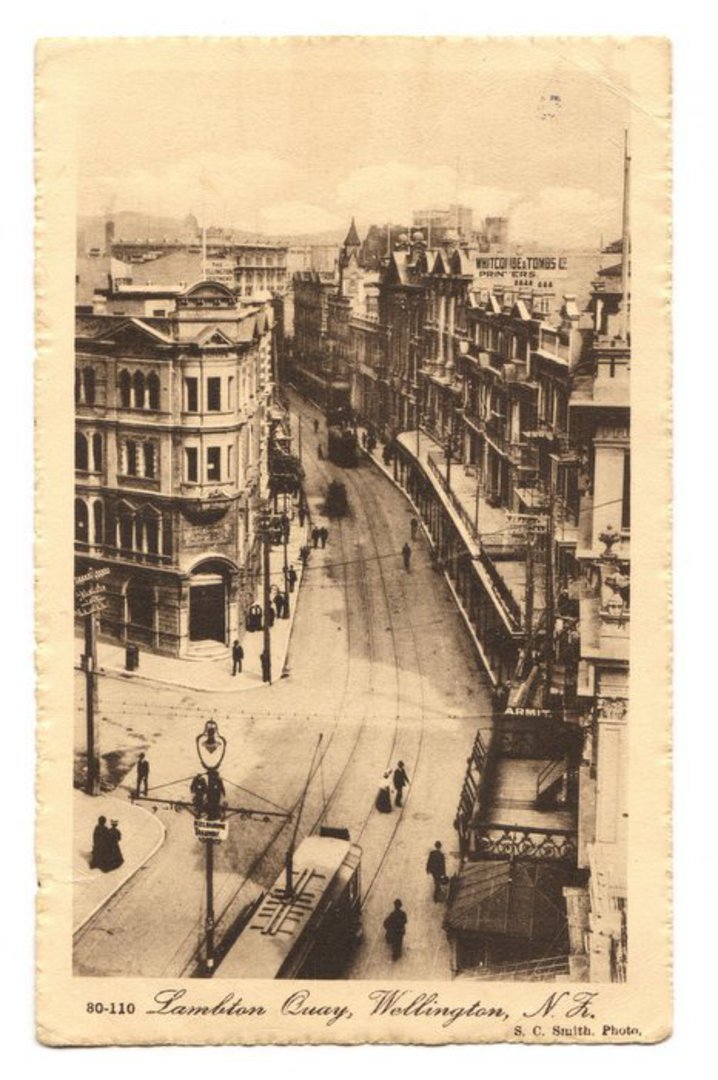 Postcard by S C Smith of Lambton Quay Wellington. 1915. - 47714 - PcardFine image 0