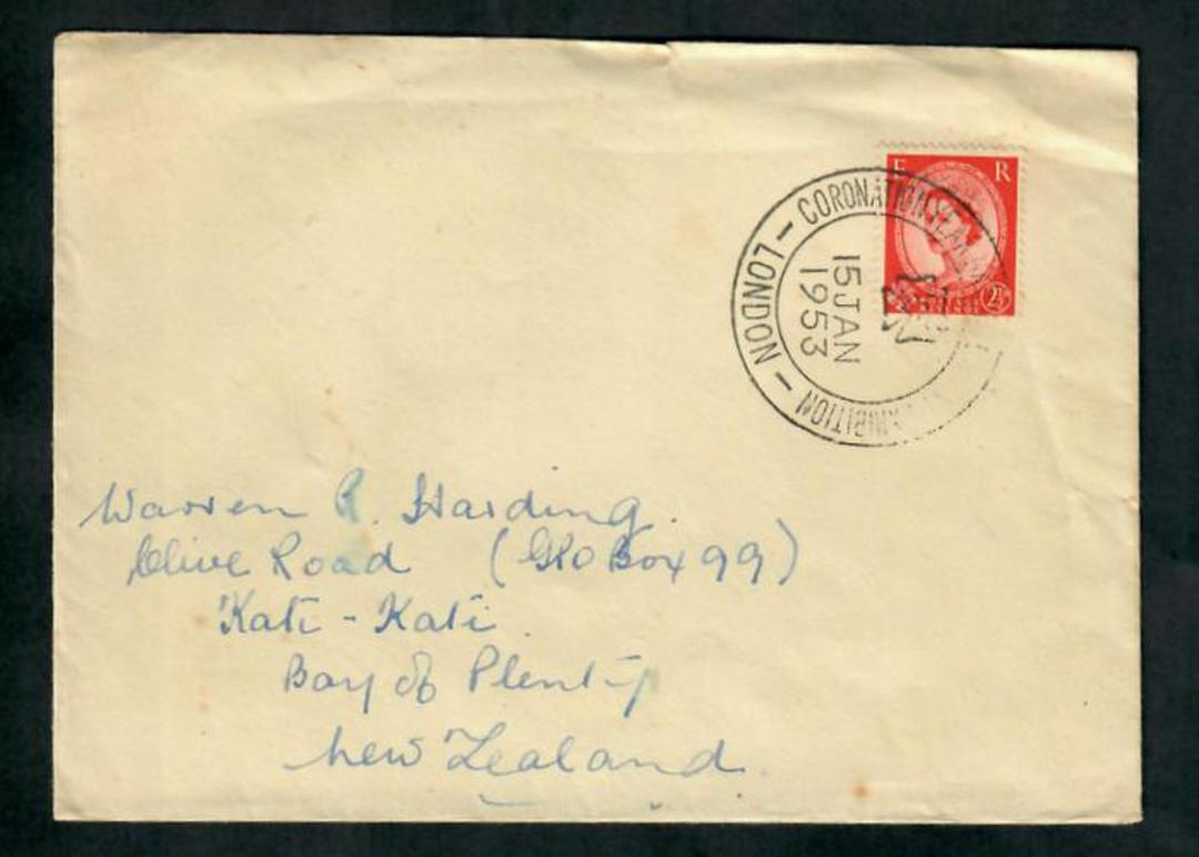 GREAT BRITAIN 1953 Coronation Year. Special Postmark. - 31724 - PostalHist image 0