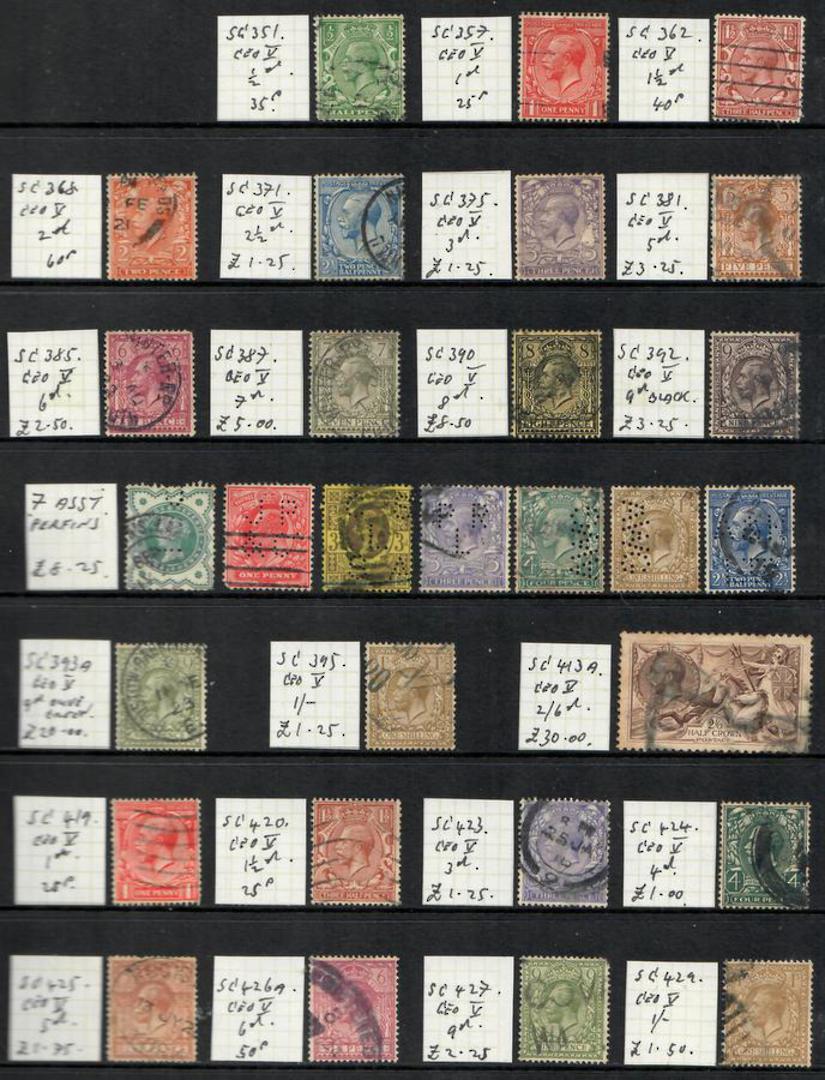 GREAT BRITAIN 1843-1951 Large selection of defs and commems. stc £700 but these items show double. SG48 £15. SG109/8 £65. SG147/ image 3