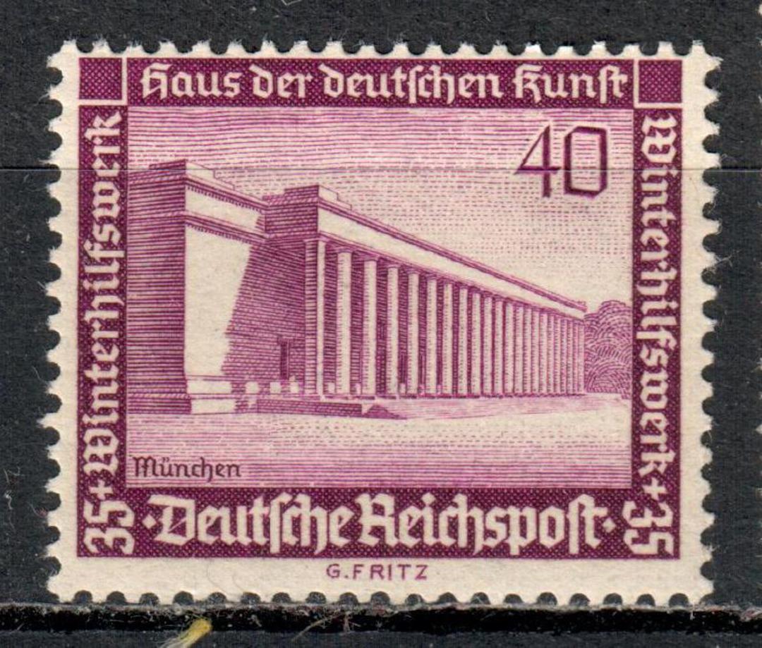GERMANY 1936 Winter Relief Fund. 40 pf + 35 pf Deep Magenta. - 72076 - UHM image 0