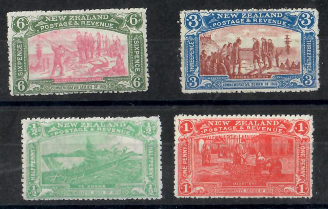 NEW ZEALAND 1906 Christchurch Exhibition. Set of 4. - 26070 - LHM image 0