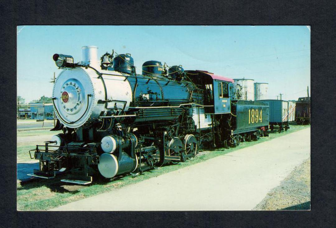 USA Coloured postcard of Illonois Central 0-8-0 Switcher. - 40681 - Postcard image 0