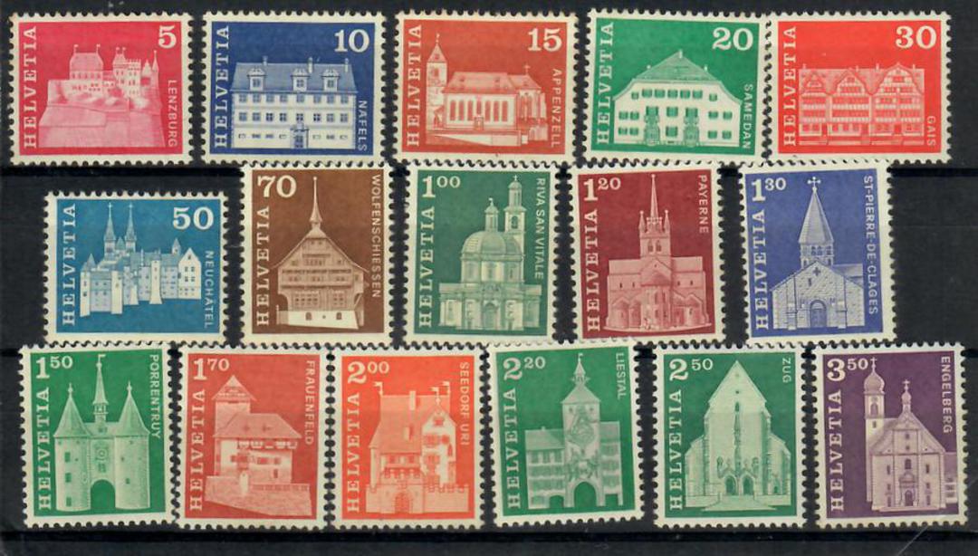SWITZERLAND 1964 Definitives. Set of 16. - 23313 - UHM image 0