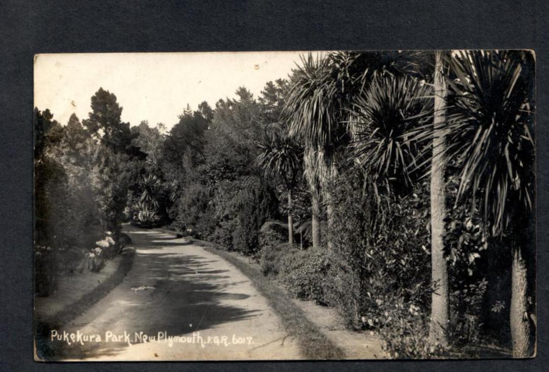Real Photograph by Radcliffe of Pukekura Park New Plymouth. - 46962 - Postcard image 0