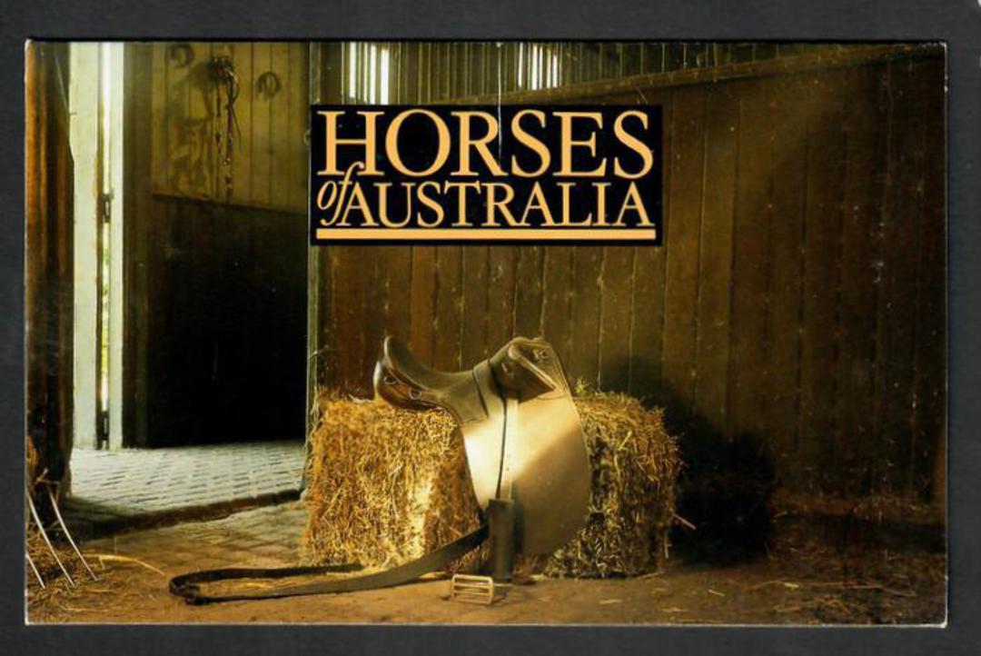 AUSTRALIA 1986 Horses. Set of 4 in presentation pack. - 32283 - UHM image 0