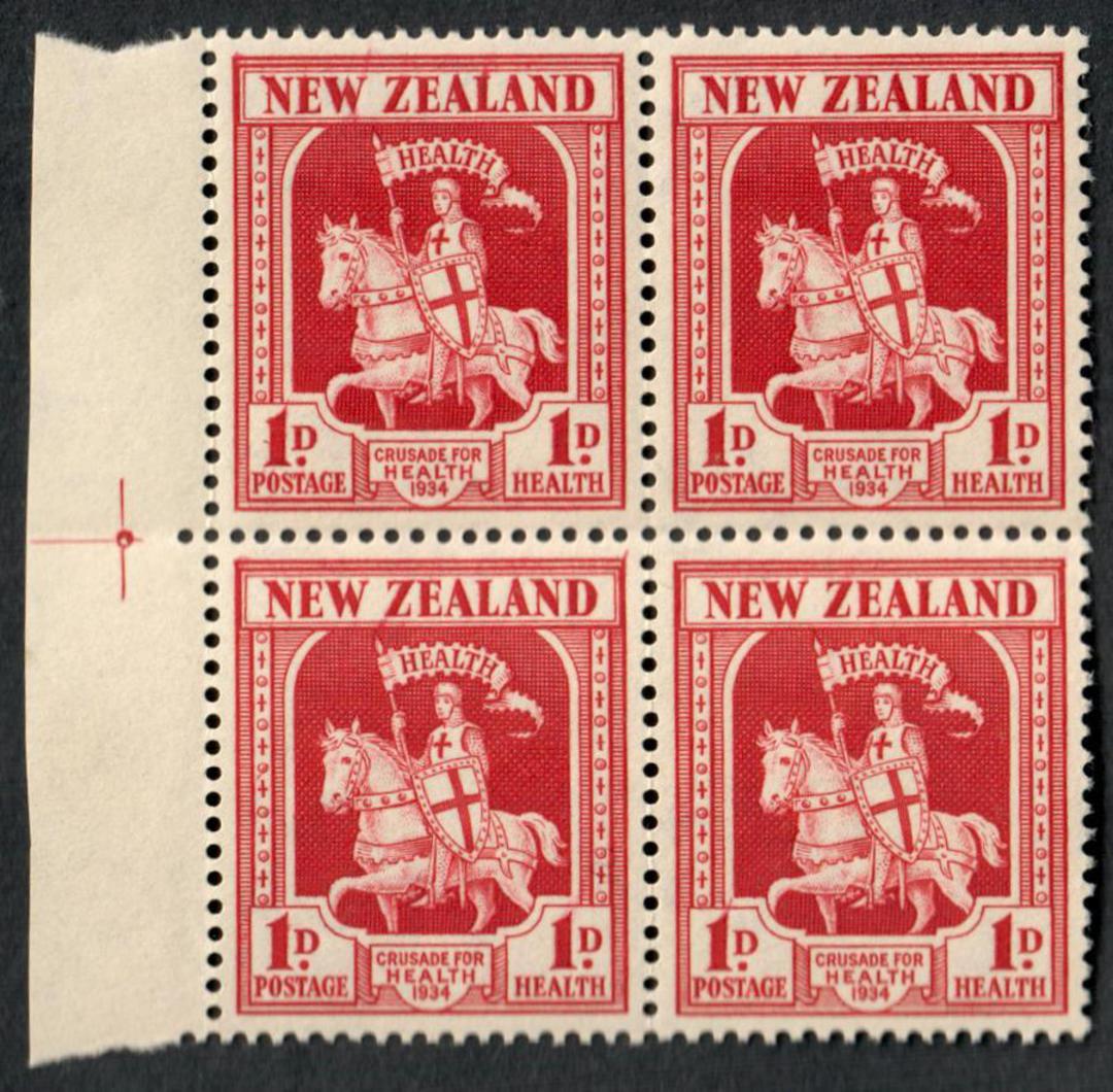 NEW ZEALAND 1934 Health. Block of 4. - 56553 - UHM image 0