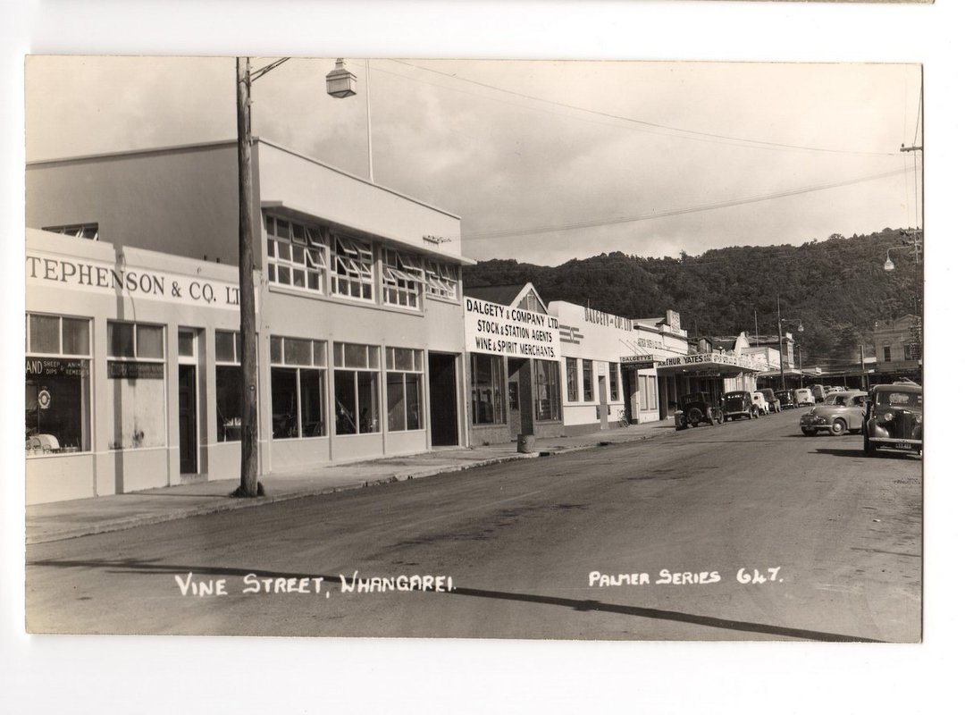 Real Photograph by T G Palmer & Son of Vine Street Whangarei. - 44848 - image 0