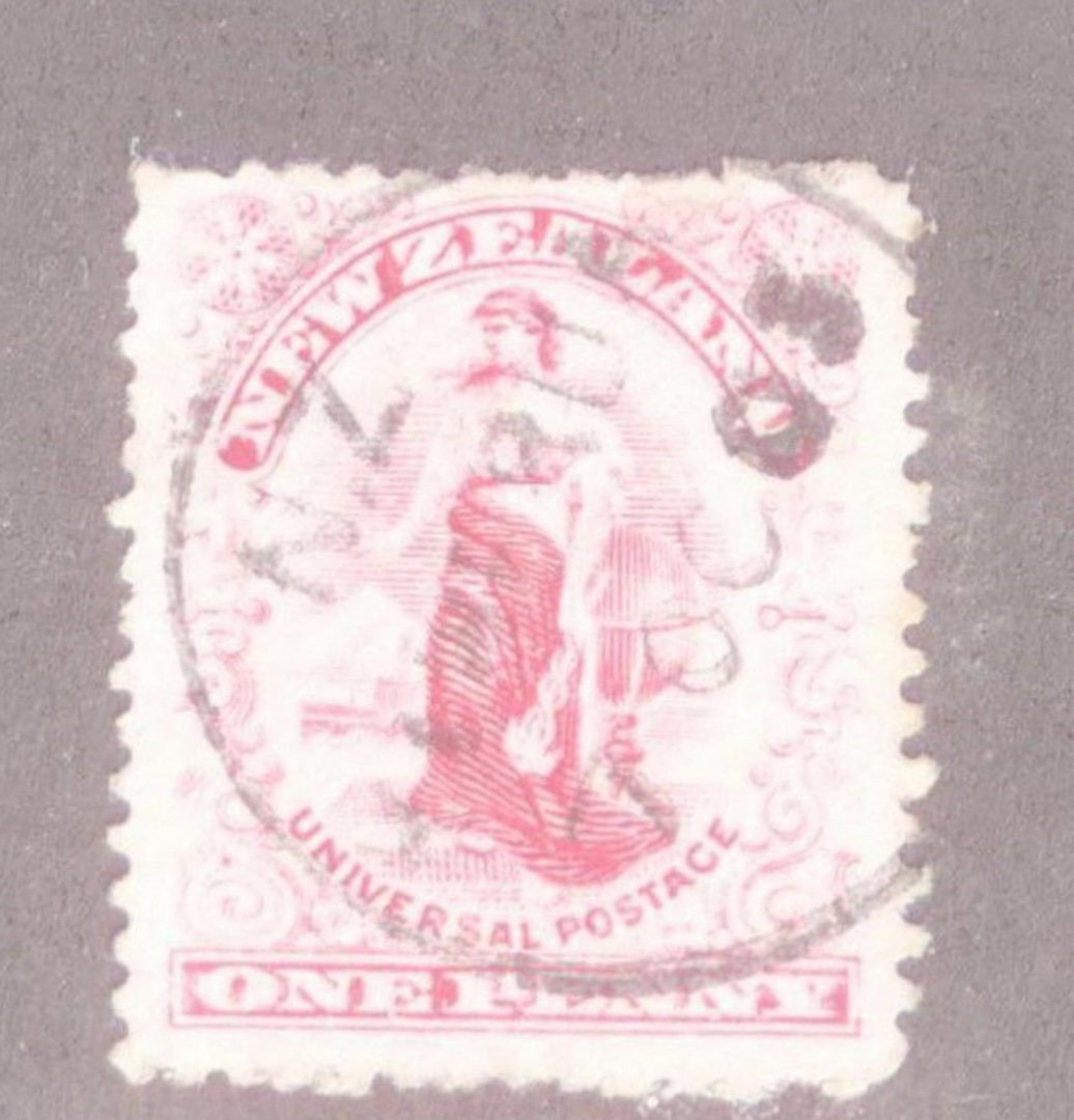 NEW ZEALAND Postmark Whangarei KAWERUA. A Class cancel on 1d Universal. - 79257 - Postmark image 0