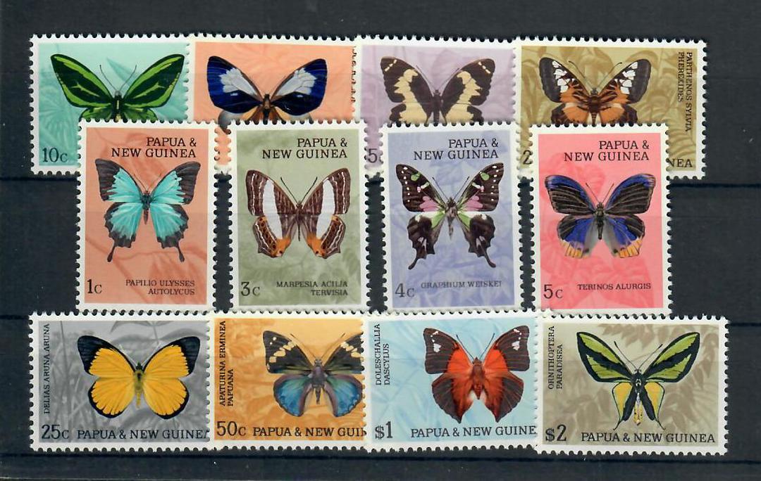 PAPUA NEW GUINEA 1966 Definitives. Set of 12. - 20243 - UHM image 0