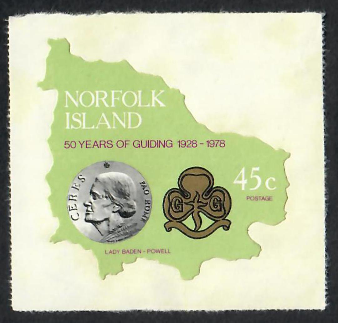 NORFOLK ISLAND 1978 50th Anniversary of the Girl Guides. Set of 4. - 24214 - UHM image 1