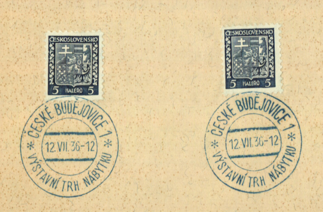 CZECHOSLOVAKIA 1929 Definitive with Special Postmark dated 12/12/1936. - 35585 - PostalHist image 0