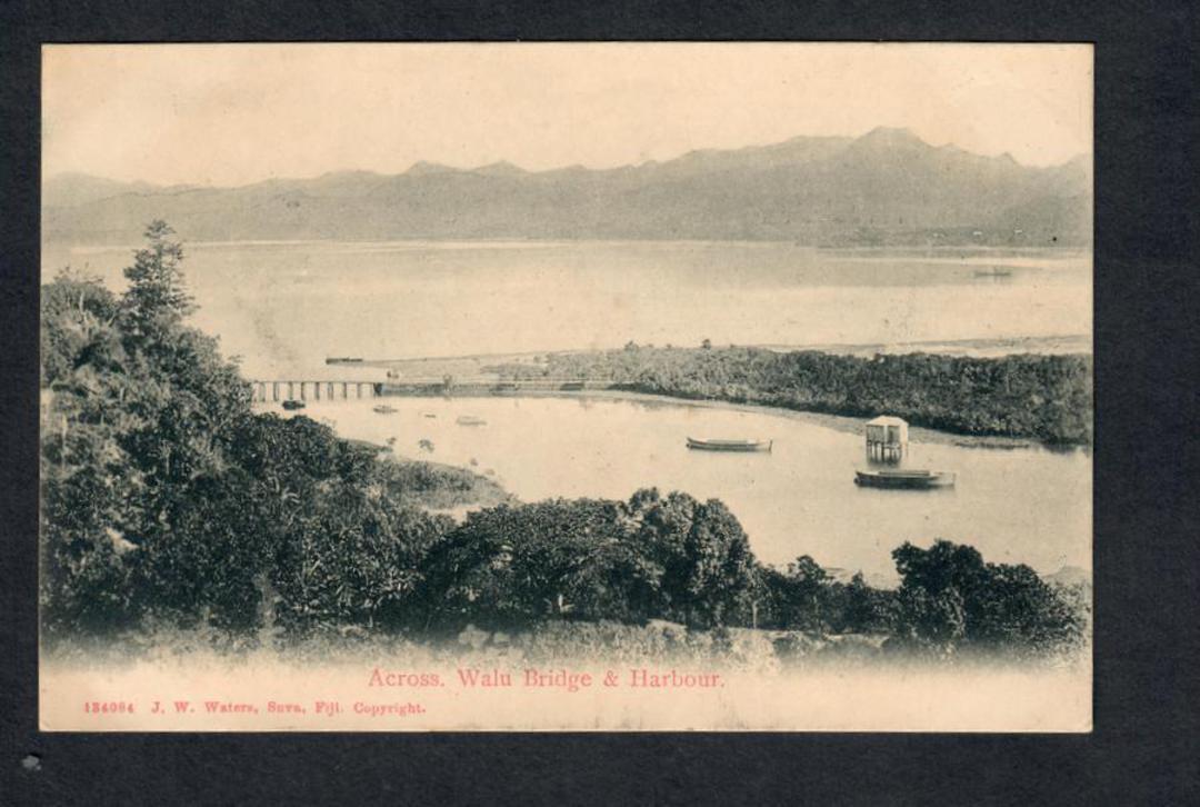 FIJI Postcard of Walu Bridge and Harbour. - 243858 - Postcard image 0