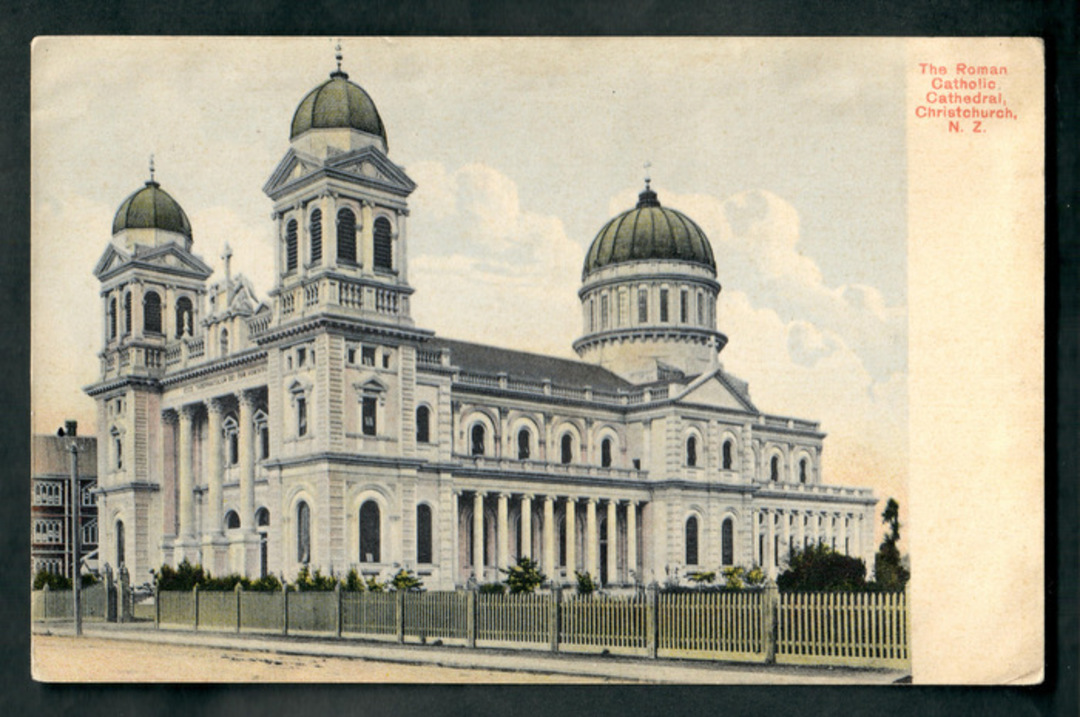 Postcard of the Roman Catholic Church Christchurch. - 48548 - Postcard image 0