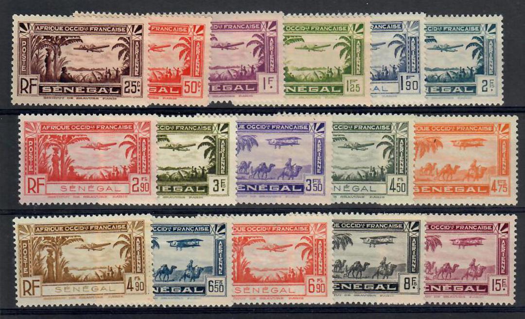 SENEGAL 1935 Airs. Set of 16. - 22320 - Mint image 0