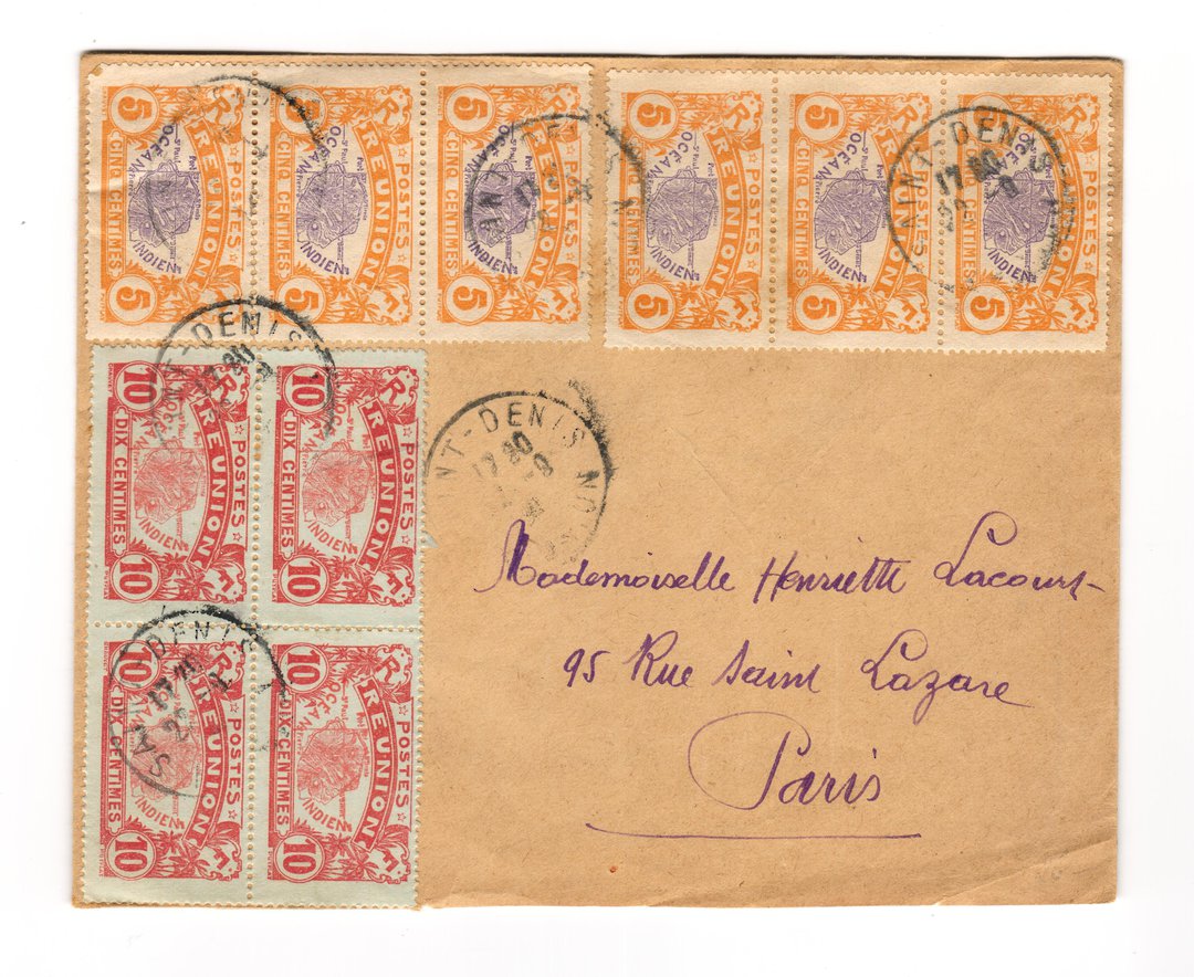REUNION 1931 Letter from St Denis to Paris. - 537511 - PostalHist image 0