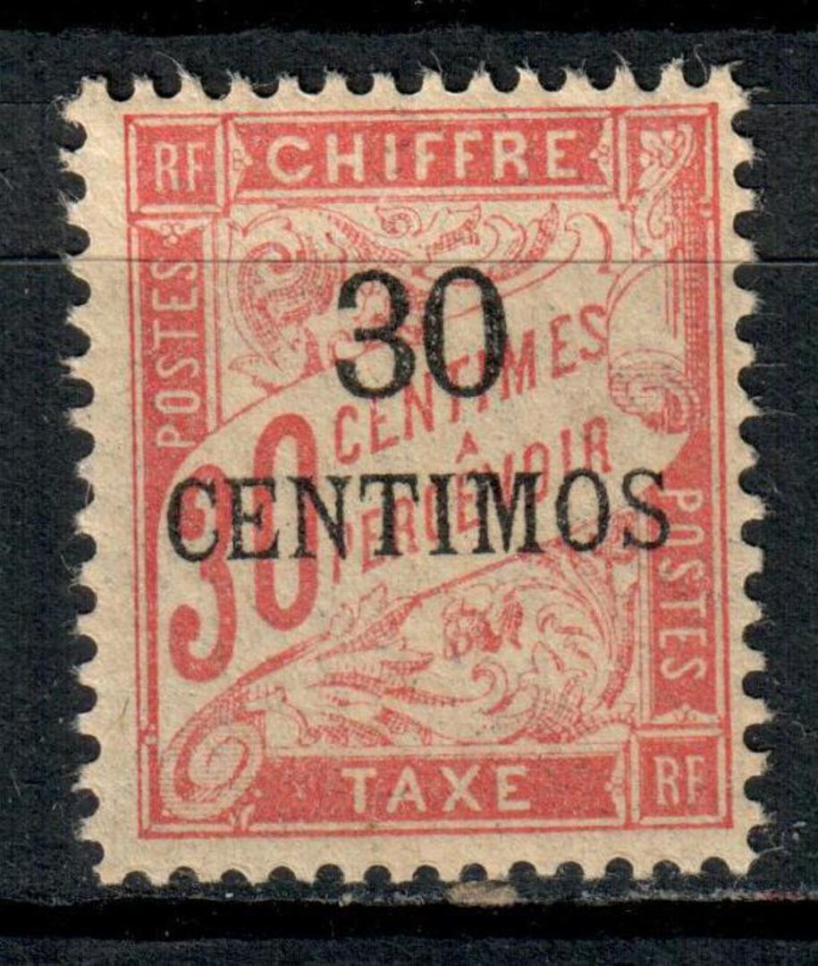 FRENCH MOROCCO 1896 Postage Due 30c on 30c Carmine. - 95963 - Mint image 0