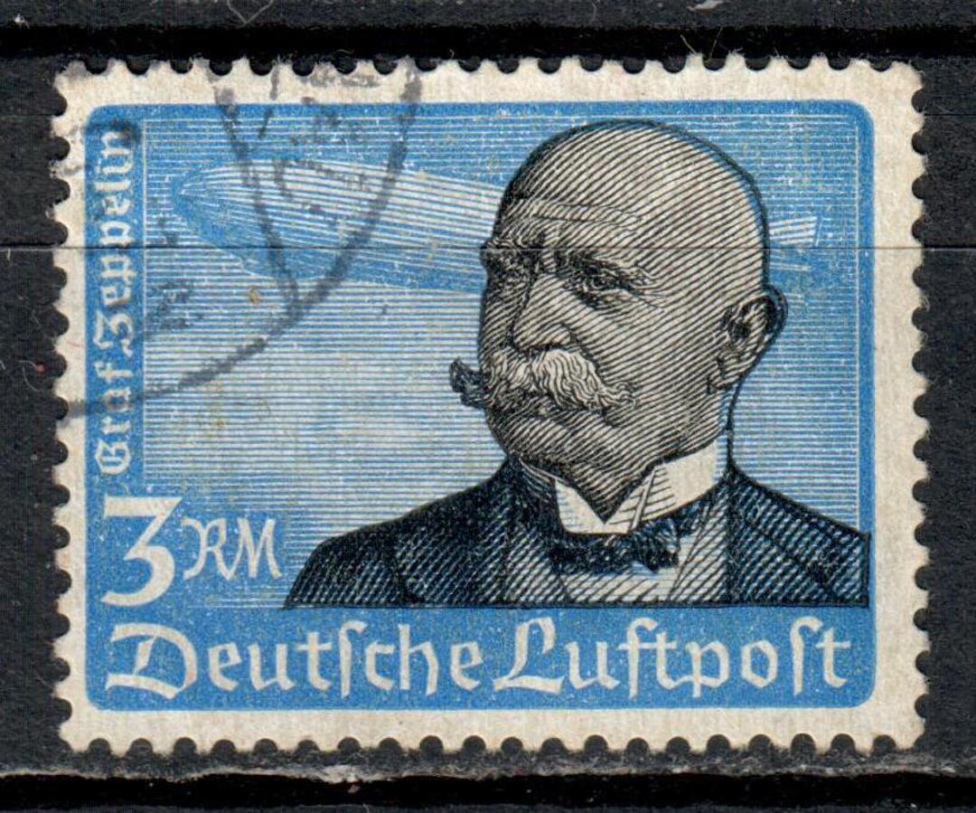 GERMANY 1934 Air 3m Black and Blue. - 75408 - VFU image 0