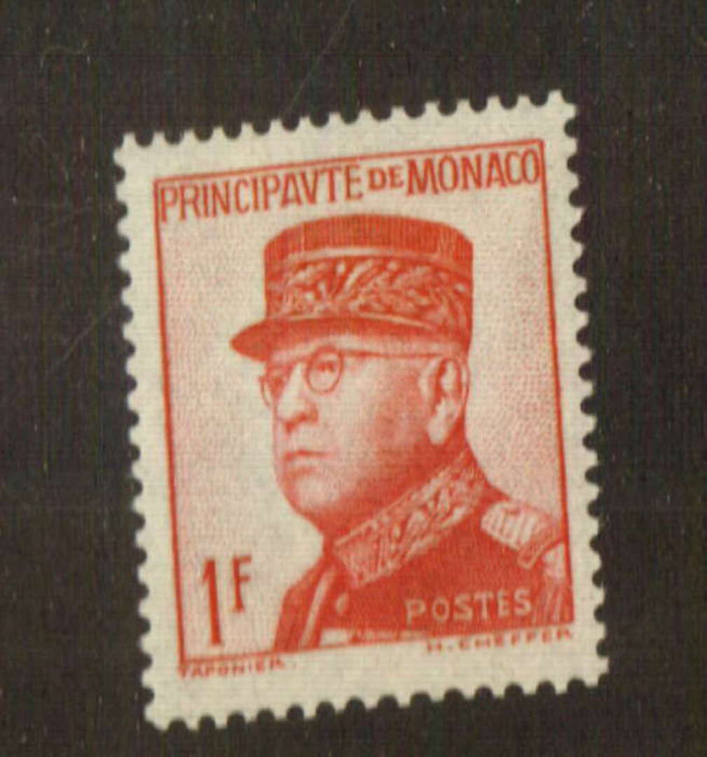 MONACO 1938 Definitive 1fr Scarlet. - 78931 image 0