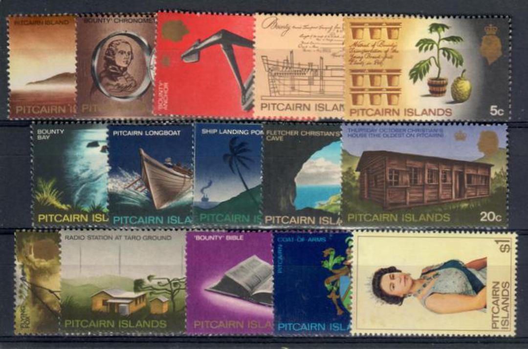 PITCAIRN ISLANDS 1969 Definitives. Set of 15. - 20256 - UHM image 0