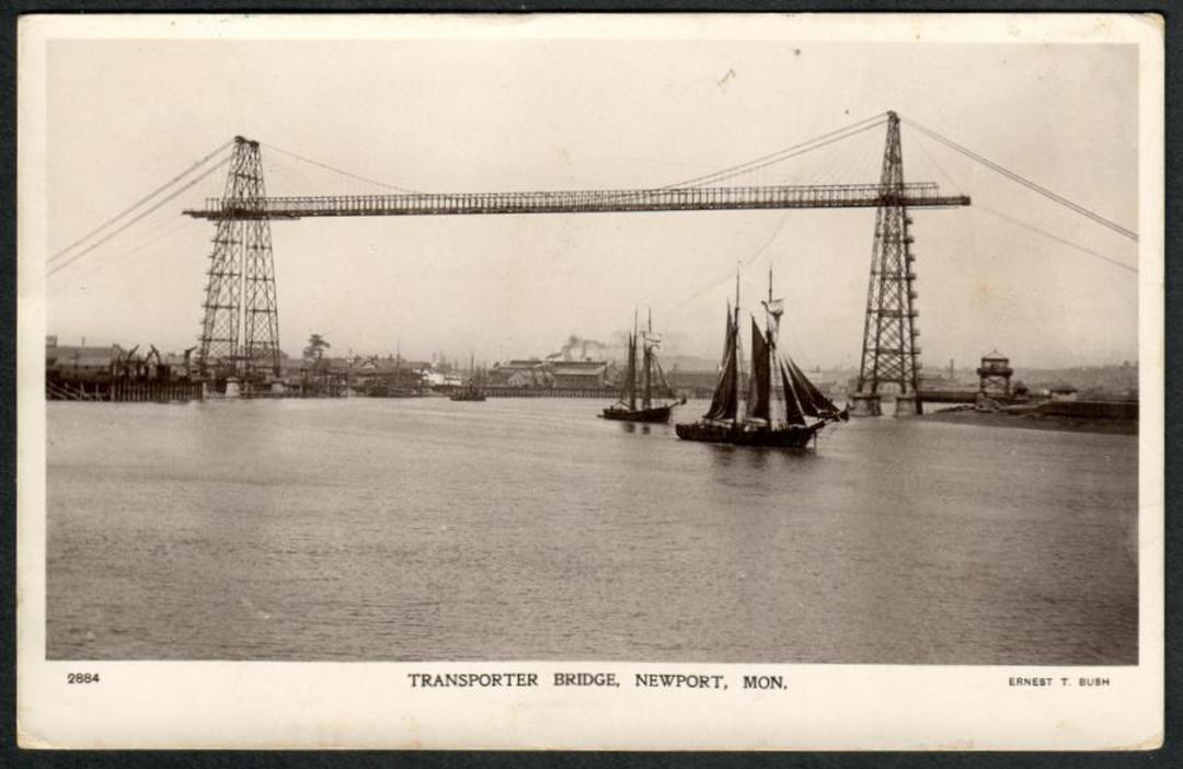 WALES Newport Transporter Bridge. Real Photograph - 40798 - Postcard image 0
