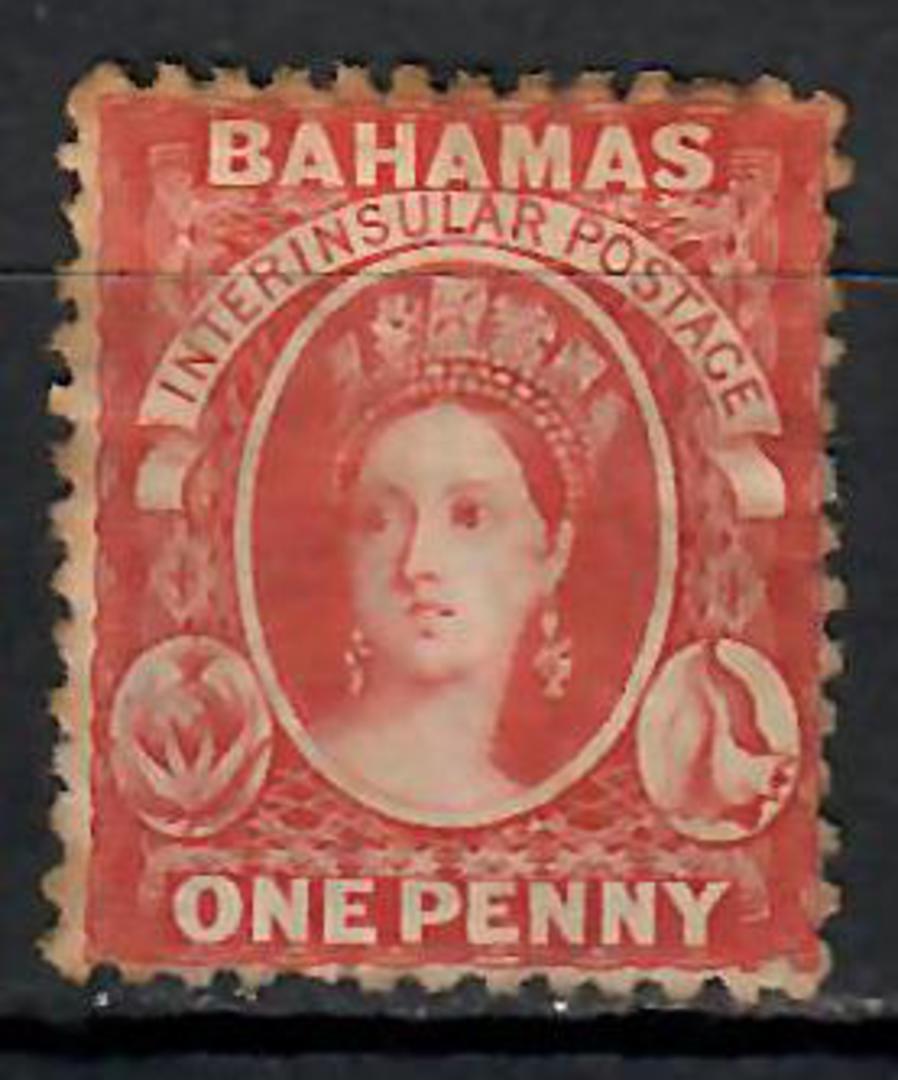 BAHAMAS 1863 Victoria 1d Watermark Crown CC. Perf 12.1/2. (cheapest). - 70875 - Mint image 0