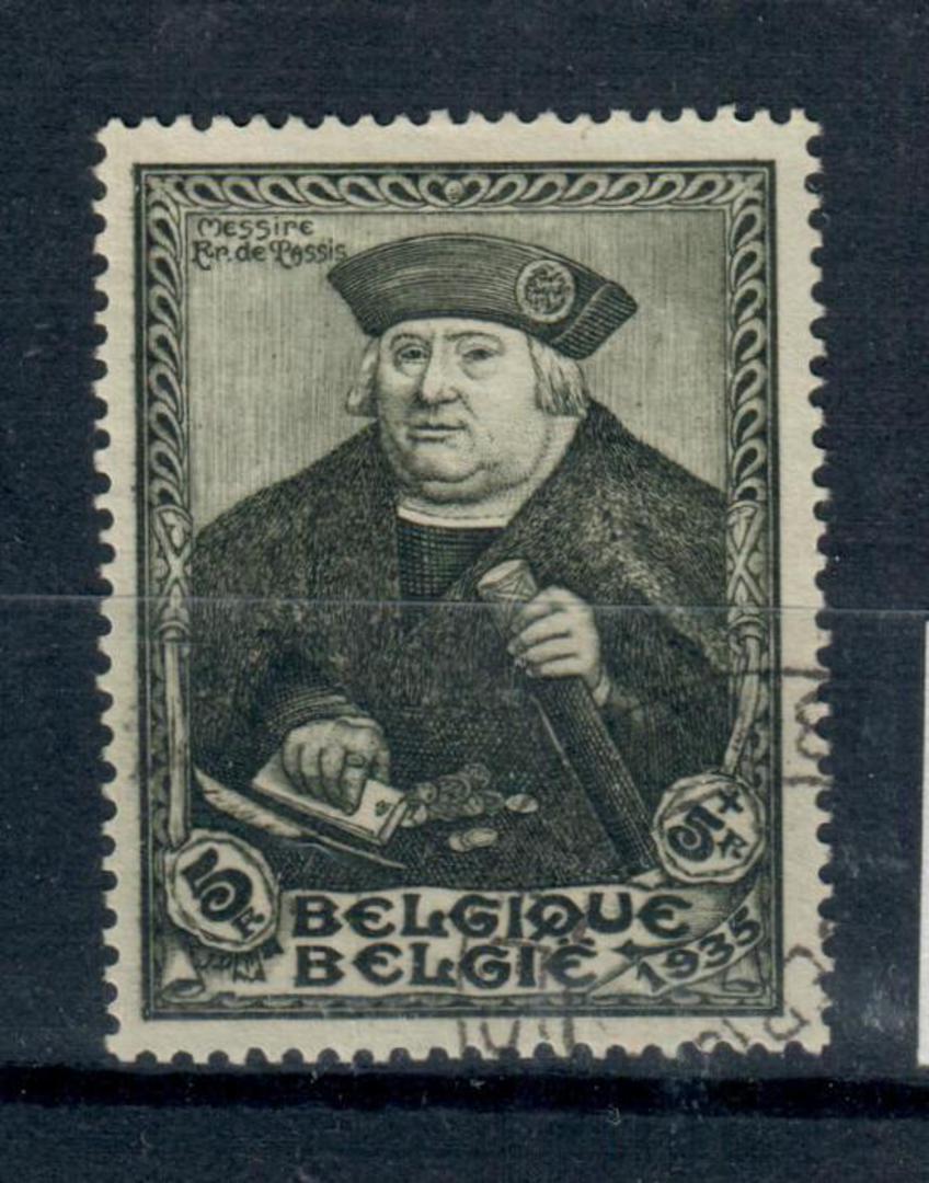 BELGIUM 1935. The stamp from the miniature sheet for the Brussels Philatelic Exhibition. - 21294 - VFU image 0