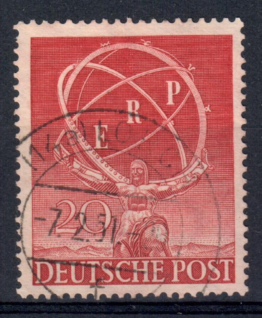 WEST BERLIN 1950 European Recovery Program. - 9306 - FU image 0