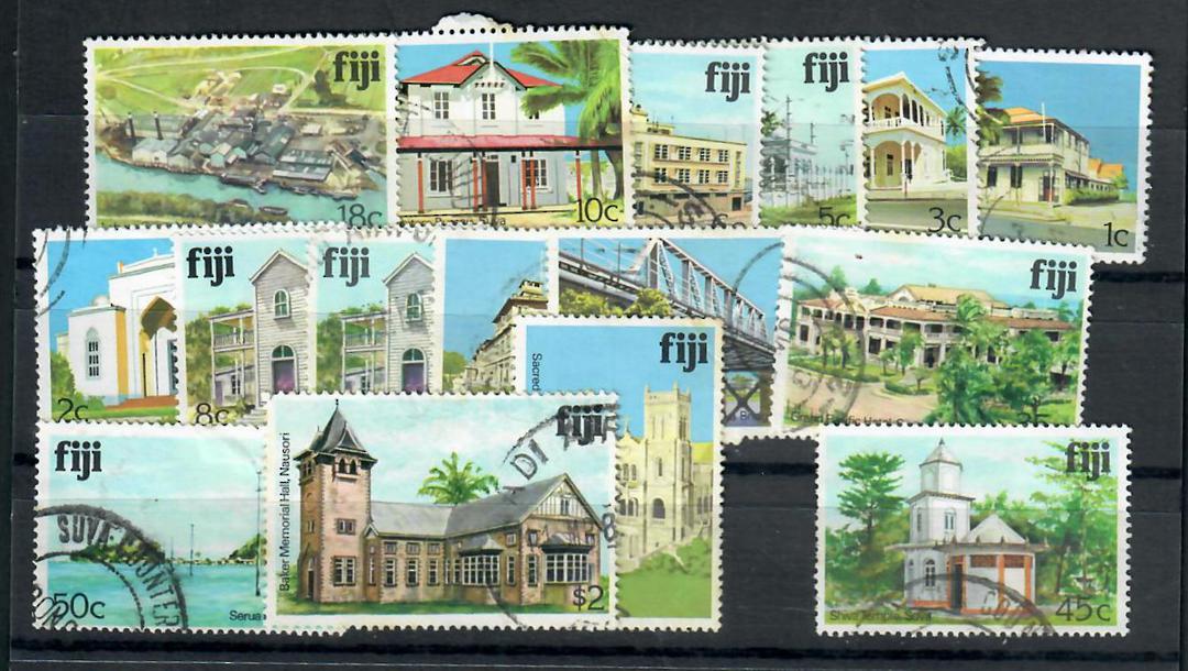 FIJI 1979 Architecture Definitives. Set of 17 without imprint date. - 20575 - FU image 0